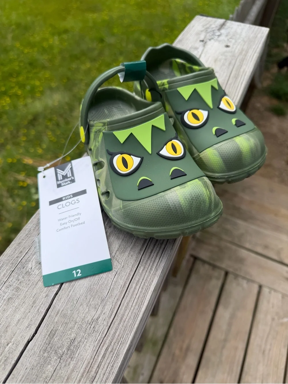 Member’s Mark Kids Monster Clogs | Size 12 | NWT
